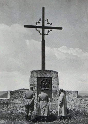 HitlerAtMonument 1 - Hitler the Devout Christian