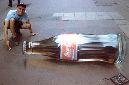 coke 1 - Chalk drawings
