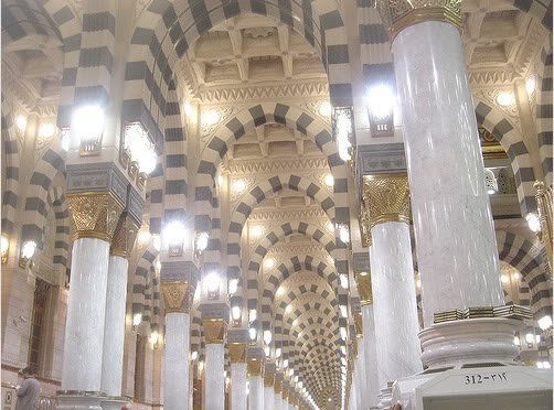 InsideMasjidAlNabawiArc 1 - Islamic Architecture