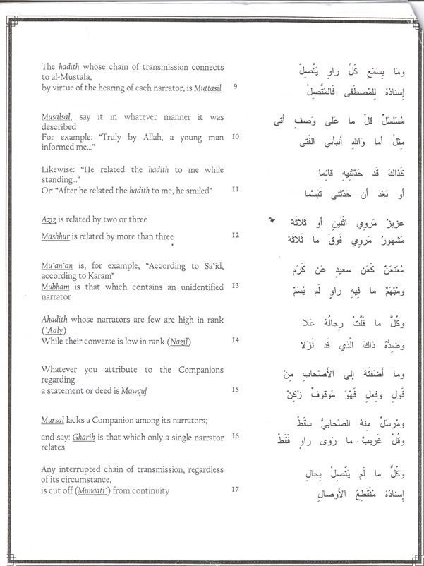 secondpagehadith 2 - Books for Students of Hadeeth