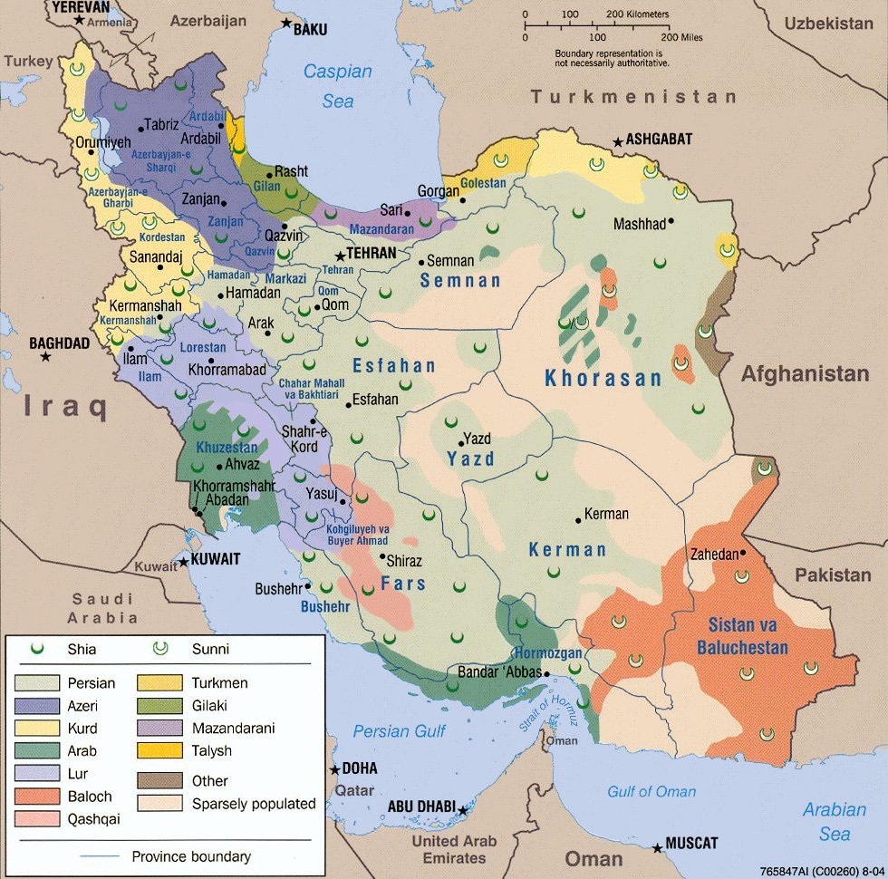 Iran ethnoreligious distribution 2004 2 - Independent Kurdistan...