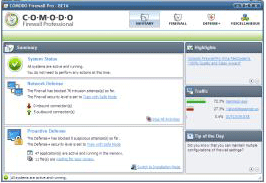 sreen 1 - Comodo Free PC Security Software