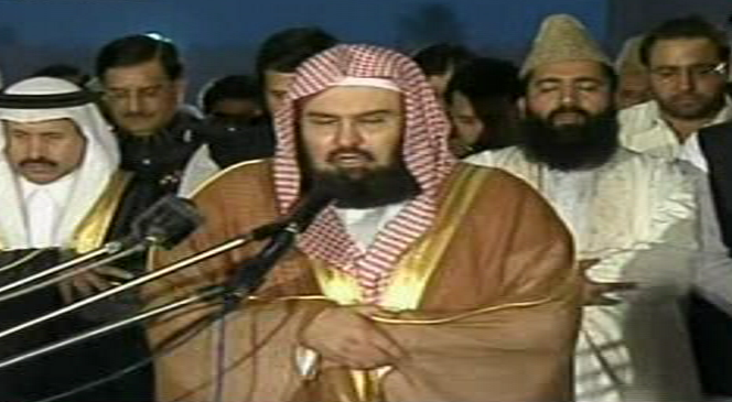 sas4 1 - Imam-e-Kaaba Shaykh Abdul Rehman Al-Sudais Arrives Today in Lahore, PAKISTAN.