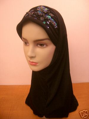 Sell HIjabs Beaded One Piece Amira Hijab 1 - Two Muslim women sue McDonalds for $10 million!!!!!!!