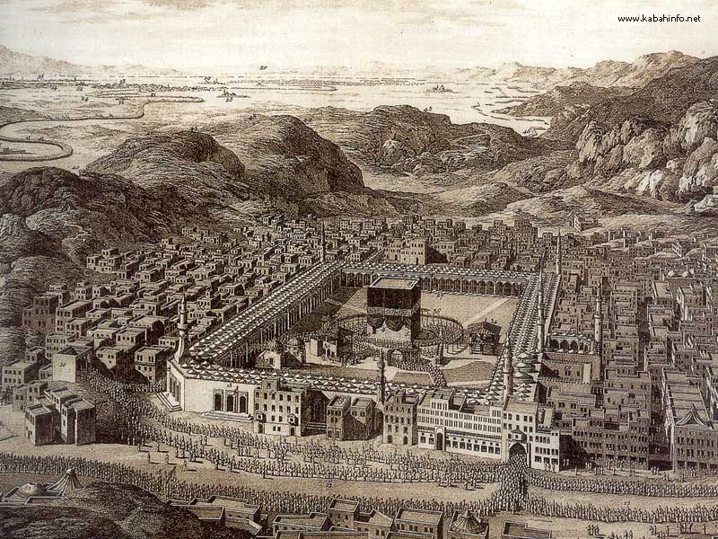 olddrawingofkabahbig 1 - Beautiful Makkah Photos