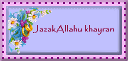 JazakAllahukhayran 1 - * * Cool Glitters * *