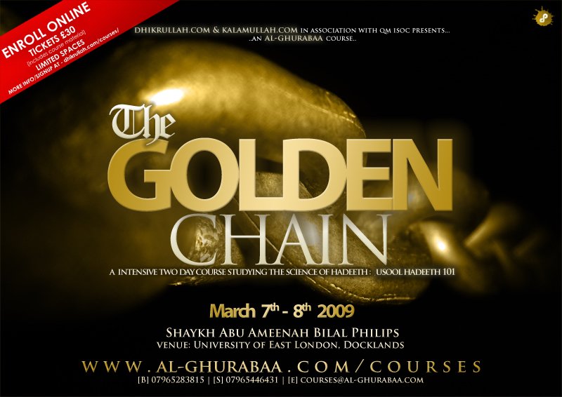 The20Golden20Chain2 1 - Al Ghurabaa Courses - The Golden Chain [ Shaykh Billal Phillips ]