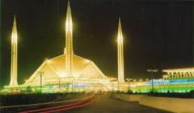 islamabad faisal mosque night 1 1 - Most Beautiful Masjids