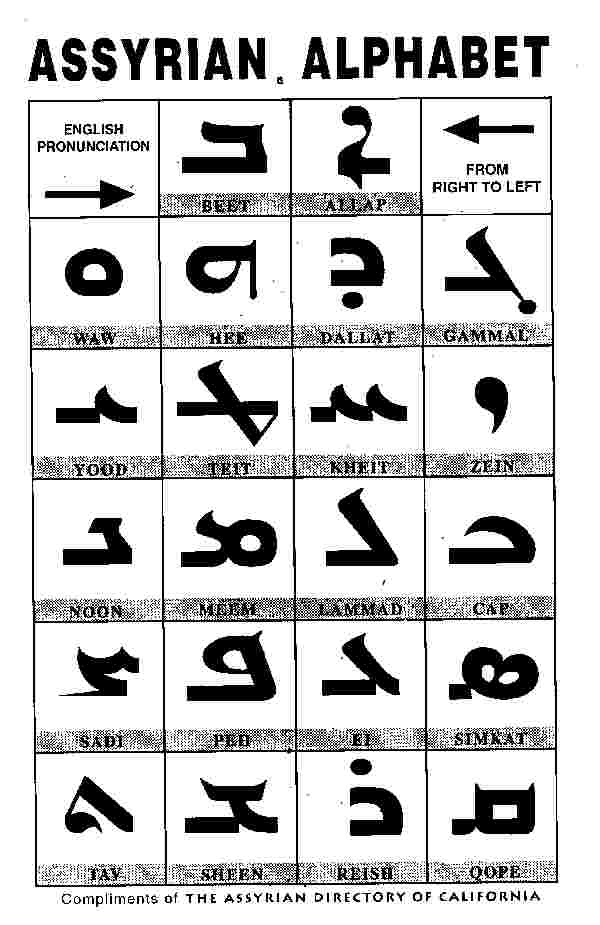 allap 1 - Assyrian language