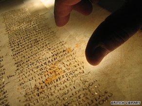 artbibletextbm 1 - Oldest known Bible goes online