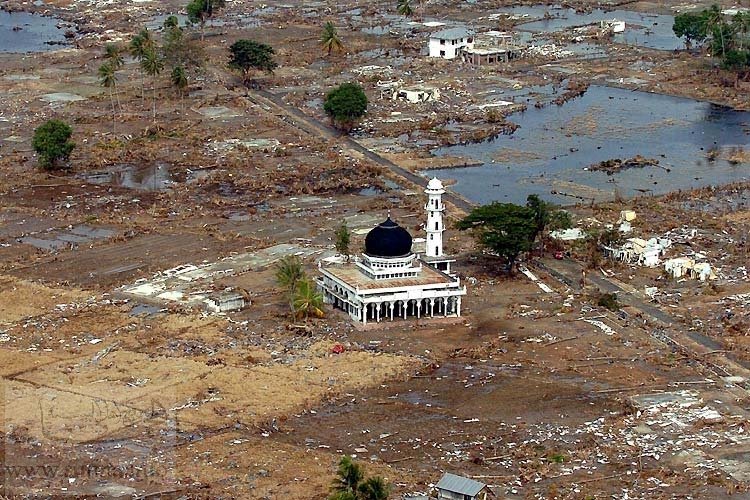 tsunami111 1 - Mosques in Haiti were not damaged and have become shelters for the homeless