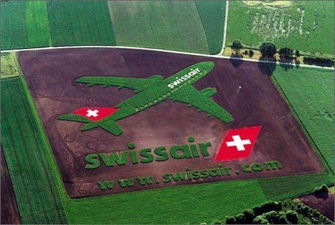 swissair crop circle 1 - Cropcircles. Is there an islamic view on this?