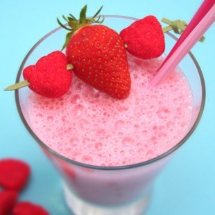 milk shake lait fraise tagada et la vach 1 - What is for dessert?