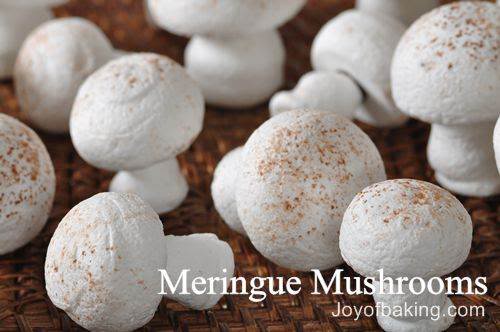 meringuemushroomsrecipe 1 - Gingerbread houses and other edible art