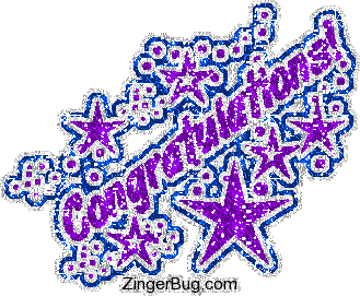 congratulations purple glitter 1 - I Just Took My Shahada :)