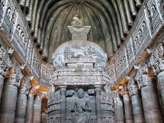 Ajantacaves3 1 - Living Rock – Massive Monuments Carved In Situ.