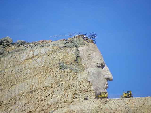CrazyHorseMemorial4 1 - Living Rock – Massive Monuments Carved In Situ.