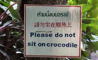 funnysigngoodadvicecrocodile 1 - Foto jokes