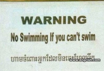 noswimmingifyoucantswim 1 - Foto jokes