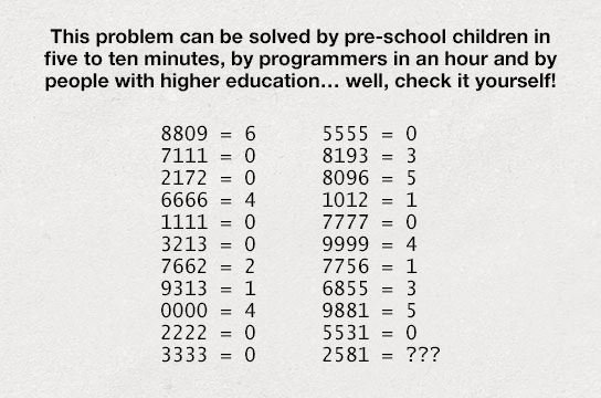 problem 1 - The Official Geeks' Thread.