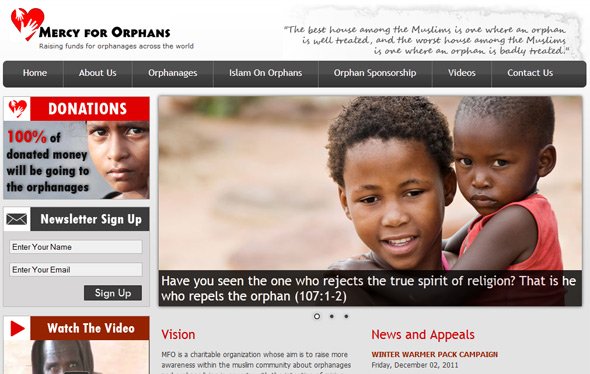 mercyfororphanswebsitescreenshotforblog 1 - Support the orphan and needy children this ramadan
