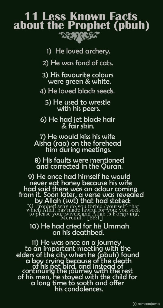 tumblr lwwc3uwRxa1r0k5w7o1 1280 1 - 11 Less Known Facts About The Prophet(pbuh)