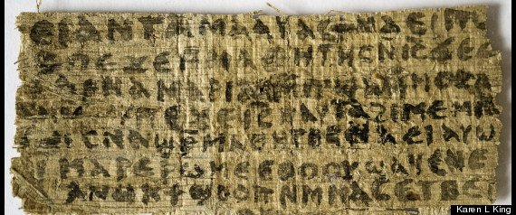 rJESUSWIFEPAPYRUSlarge570 1 - "The Gospel Of Jesus' Wife," New Early Christian Text, Indicates Jesus May Have Been