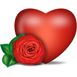heart and rose 1 - Allah's Love <3