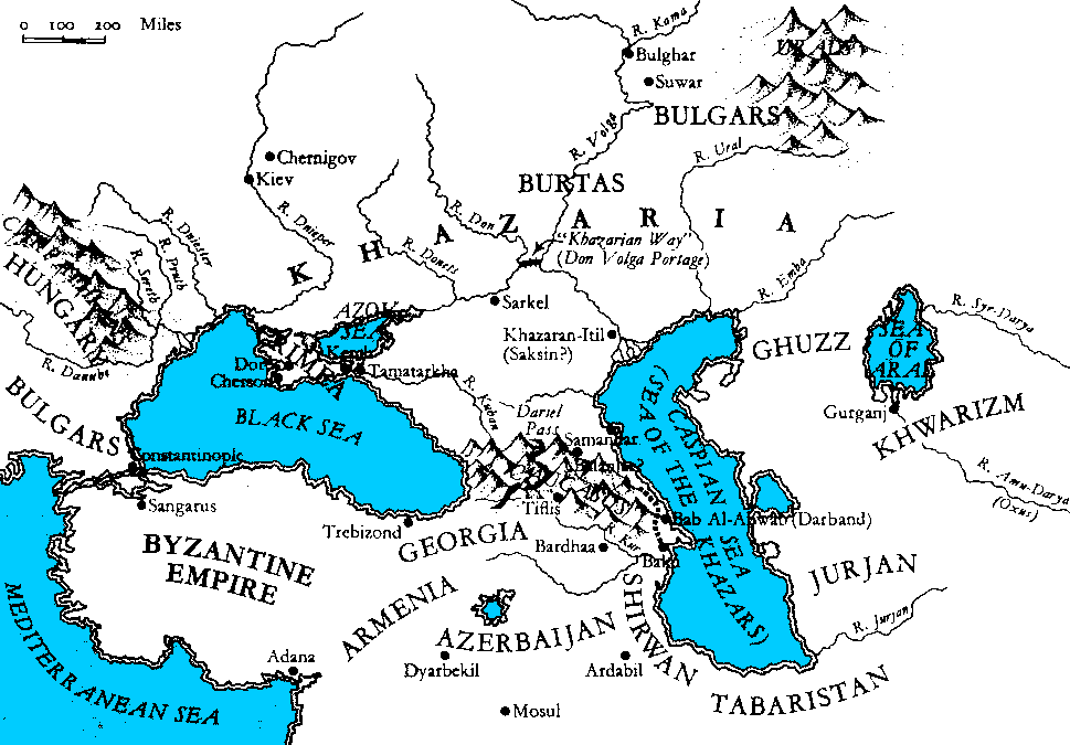 khazar empire koestlermap13tribe 1 - Worms that will eat their necks