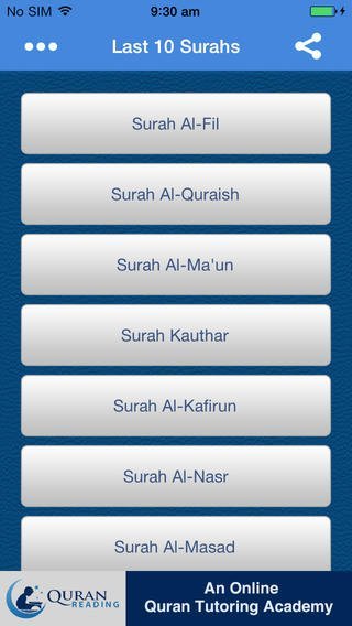 screen568x568 2 - Easy Understanding with Quran Surahs â€“ Last Ten Surahs Smartphone Application