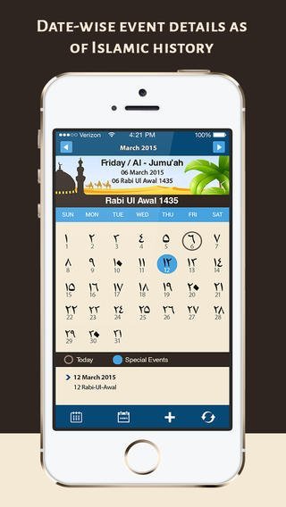 screen568x568 4 - Muslim Calendar â€“ Hijri and Gregorian Versions