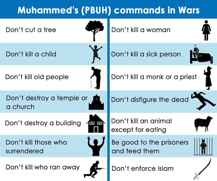 commandsinwars 1 - Muhammad’s (pbuh) commands in wars