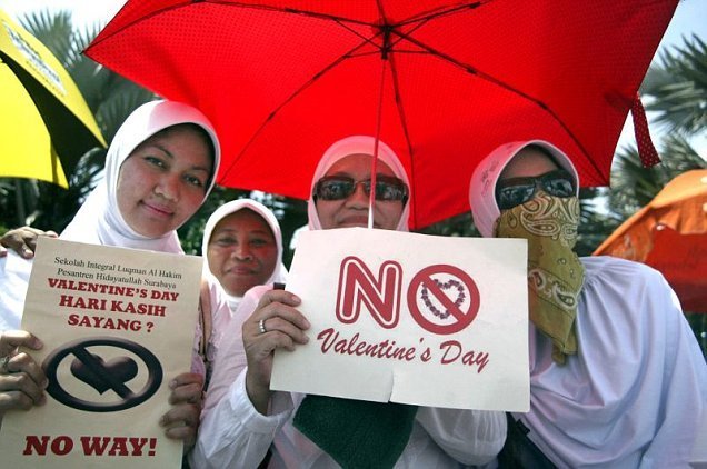 valentines 1 - Indonesia bans the celebration of Valentines Day