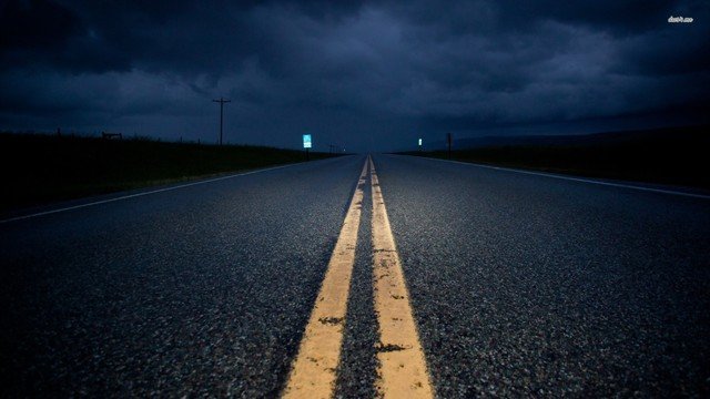 lonely highway at night wallpaper 3 1 - Writing Challenge