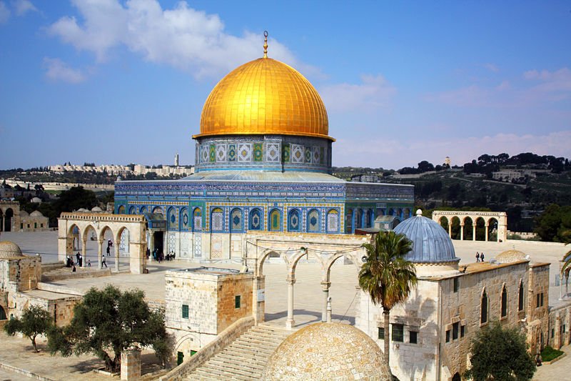 Dome of Rock Temple Mount Jerusalem 1 - My first time in a masjid