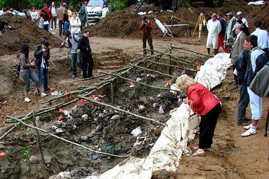Srebrenicamassgrave 1 - Supreme Court rules against exposing Israel's role in Bosnian genocide