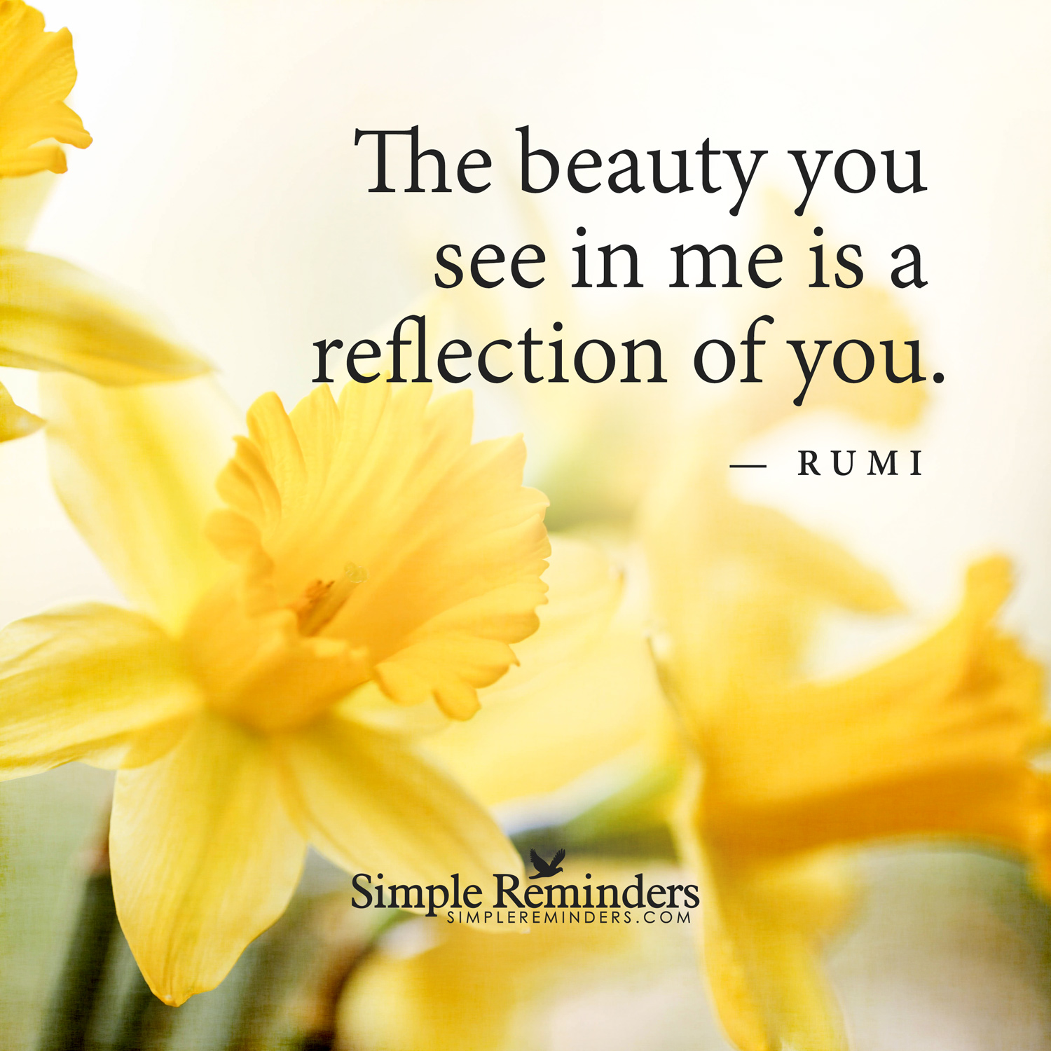 rumibeautyseereflectionyou4t2z 1 - Beautiful Quotes, Proverbs, Sayings