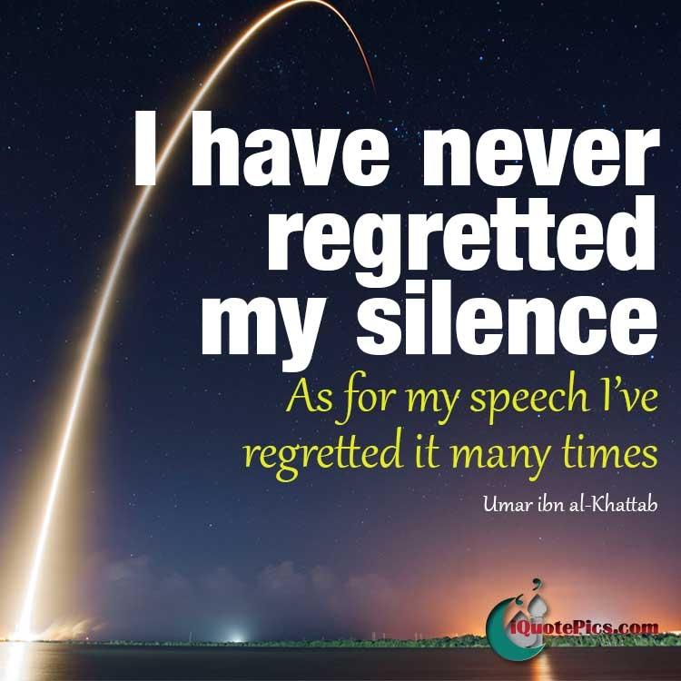 neverregrettedsilencespeechmanytimeiquot 1 - Beautiful Quotes, Proverbs, Sayings