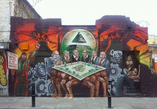 bricklanemural 1 - Israel land grab law 'ends hope of two-state solution'