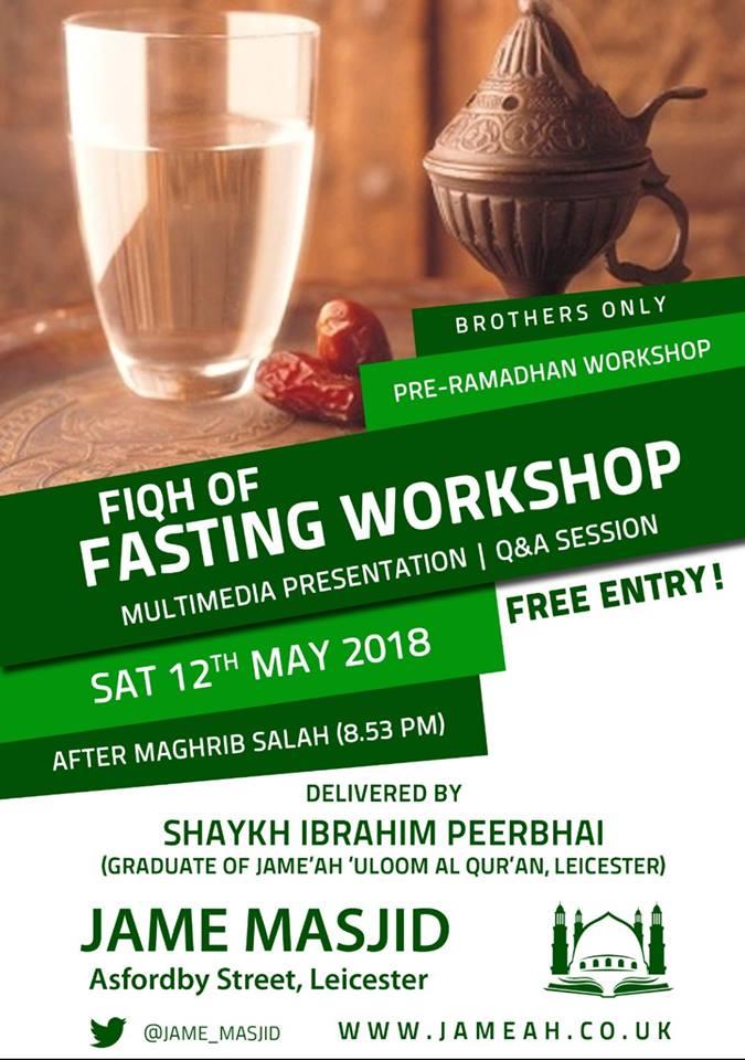 31466911 1727168693986527 28203435067430 1 - Fiqh of Fasting and Zakah - Leicester