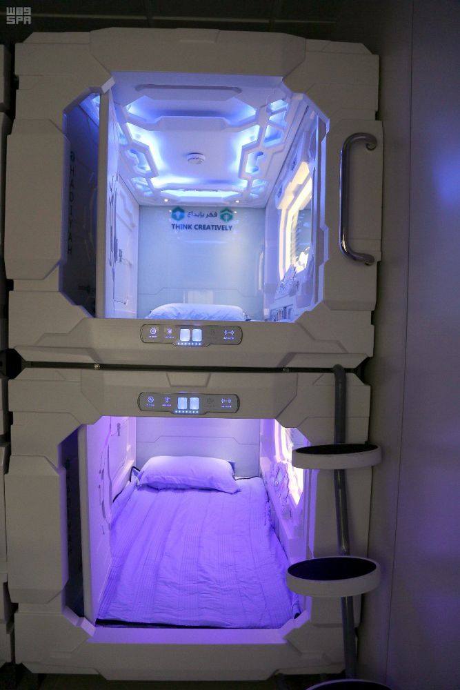 0001401913071533810652643 1 - Hajj pilgrims to try out hotel rooms in a capsule for the first time this season