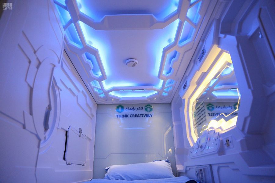 0003392293301533810654850 1 - Hajj pilgrims to try out hotel rooms in a capsule for the first time this season