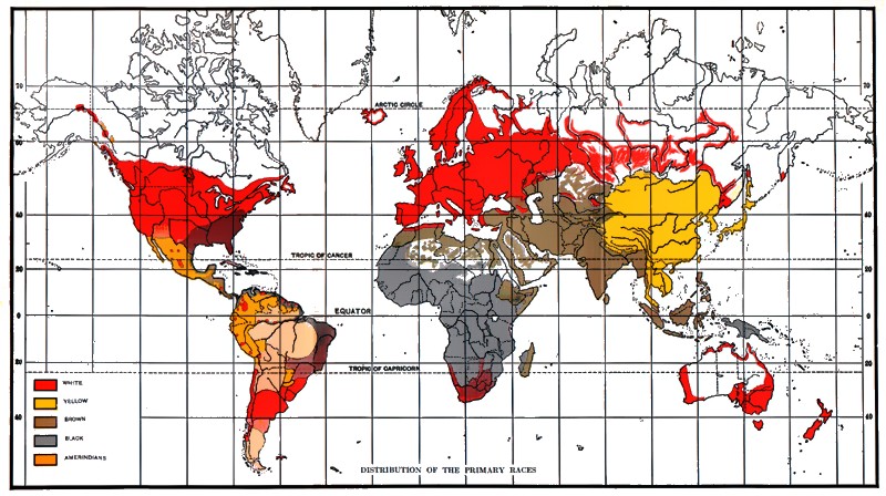 Stoddard race map 1920 1 - Similarities between Muslims (beyond religion)