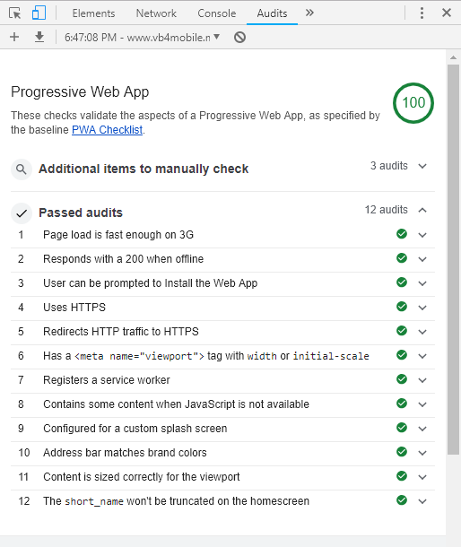 1 1 - Progressive Web App [PWA] for vBulletin