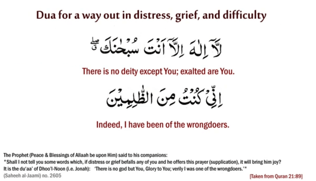 Dua Yunus Forgiveness 1 - Allah is not answering