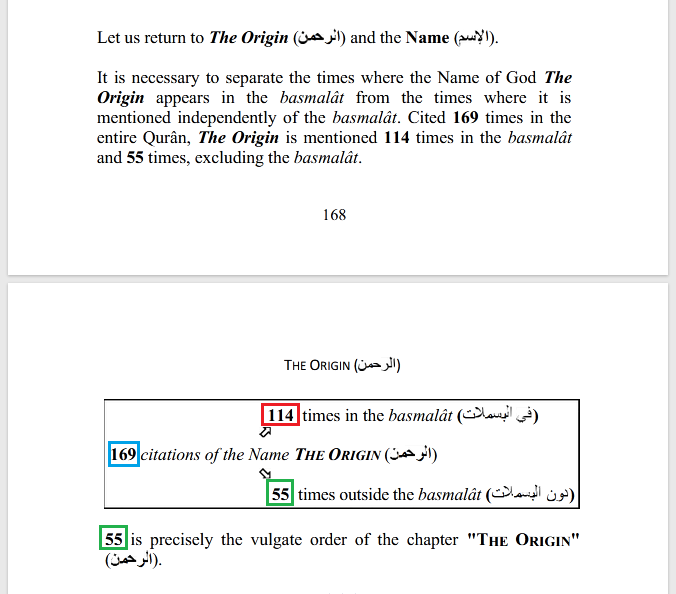 78DHOmm 1 - Numerical Structure of Quran.