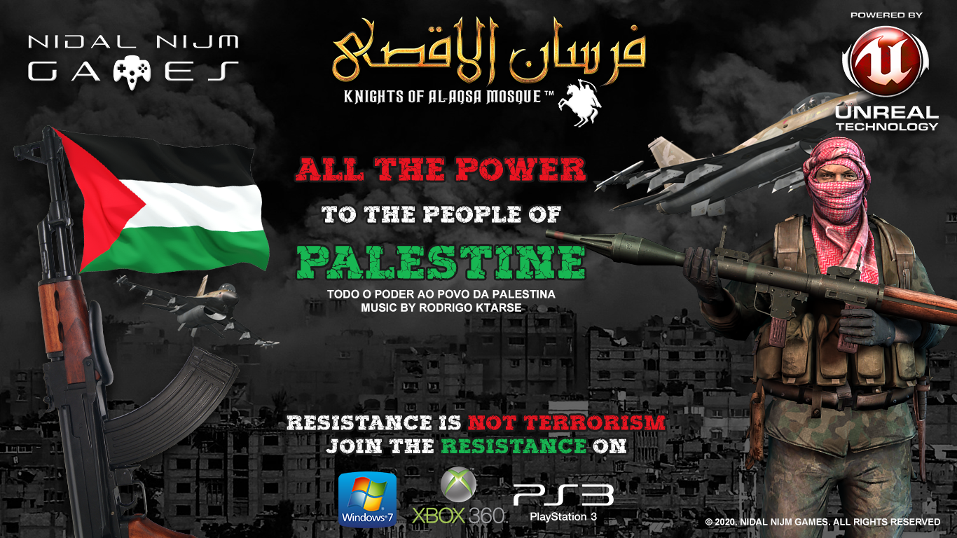 power to people of palestine 1 - I am developing a game about Palestine Resistance