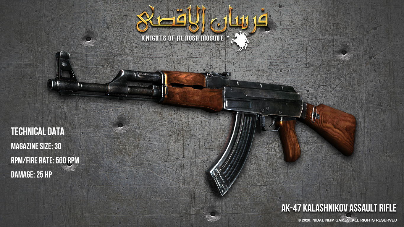 Fursan alAqsa Weapons Showcase AK47 1 - I am developing a game about Palestine Resistance