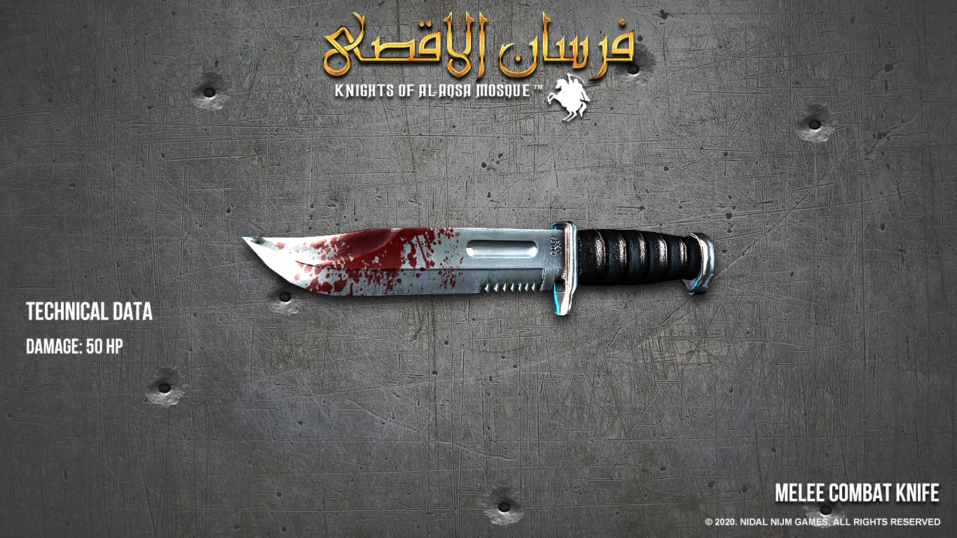 Fursan alAqsa Weapons Showcase Knife 1 - I am developing a game about Palestine Resistance