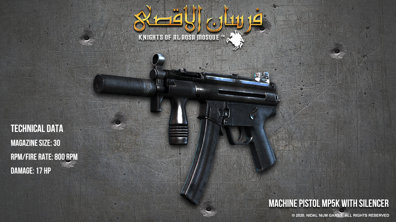 Fursan alAqsa Weapons Showcase MP5K 1 - I am developing a game about Palestine Resistance